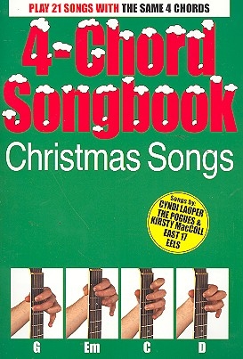 4-Chord Songbook: Christmas Songs lyrics/chord symbols/guitar chord boxes