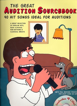 The great Audition Sourcebook (+4 CD's) songbook piano/vocal/guitar