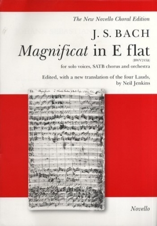 Magnificat in E flat BWV243a for soloists, mixed chorus and orchestra vocal score (en/dt)