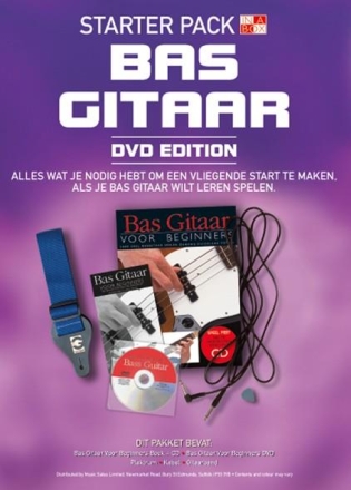 In A Box Starter Pack: Bass Guitar (DVD Edition) - Dutch Bass Guitar Instrumental Tutor