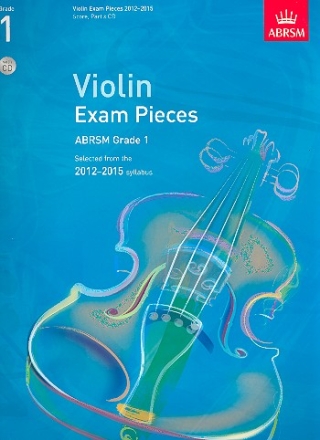 Selected Violin Exam Pieces Grade 1 (2012-2015) (+CD) for violin and piano