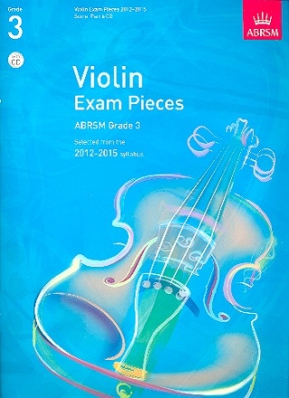 Selected Violin Exam Pieces Grade 3 (2012-2015) (+CD) for violin and piano