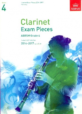 Clarinet Exam Pieces 2014-2017 Grade 4  clarinet part