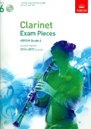 Clarinet Exam Pieces 2014-2017 Grade 6 (+CD) for clarinet and piano