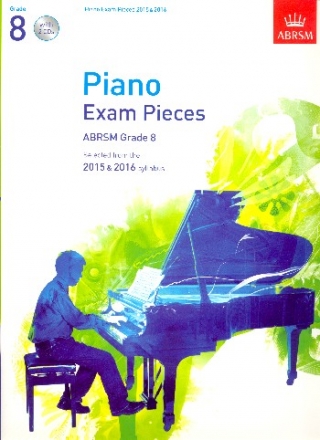 Piano Exam Pieces 2015-2016 Grade 8 (+2CD's)