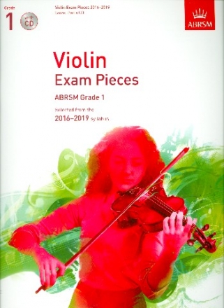 Selected Violin Exam Pieces Grade 1 (2016-2019) (+CD) for violin and piano score and part