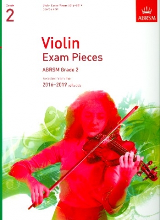 Violin Exam Pieces Grade 2 (2016-2019) for violin and piano score and part