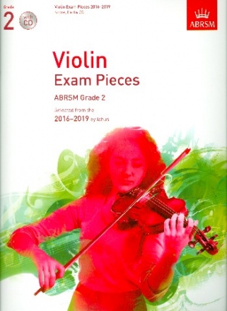 Selected Violin Exam Pieces Grade 2 (2016-2019) (+CD) for violin and piano score and part