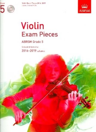 Selected Violin Exam Pieces Grade 5 (2016-2019) (+CD) for violin and piano score and part