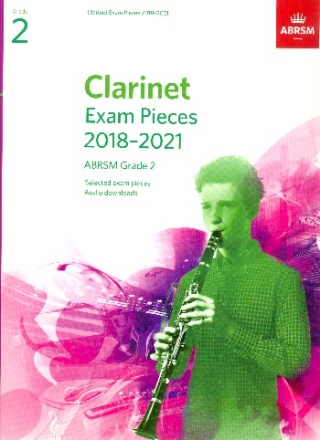 Exam Pieces 2018-2021 Grade 2 for clarinet and piano