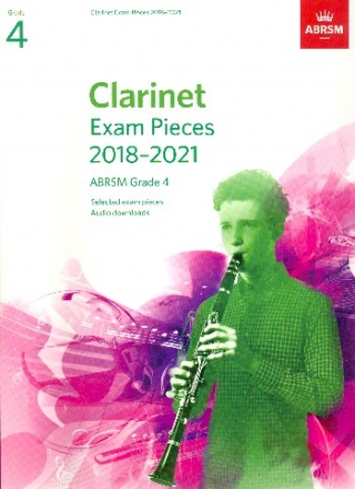 Exam Pieces 2018-2021 Grade 4 for clarinet and piano