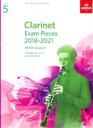 Exam Pieces 2018-2021 Grade 5 for clarinet and piano