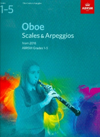 Scales & Arpeggios 2018 Grades 1-5 for oboe