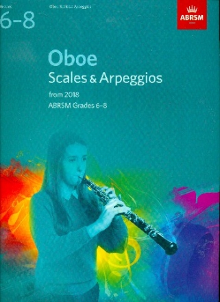 Scales & Arpeggios 2018 Grades 6-8 for oboe