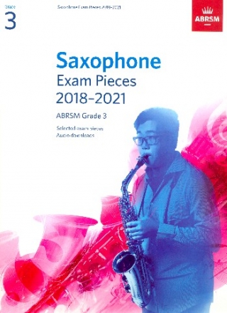 Exam Pieces 2018-2021 Grade 3 for saxophone and piano