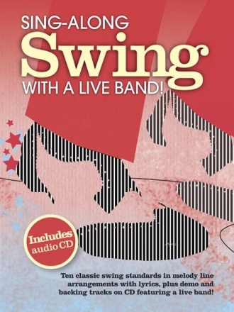 Singalong Swing with a Live Band (+CD): for voice