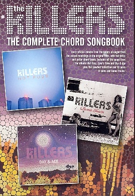 The Killers: The complete Chord Songbook lyrics/chords/guitar boxes