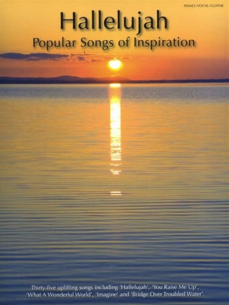 Hallelujah - Popular Songs of Inspiration piano/vocal/guitar songbook / score