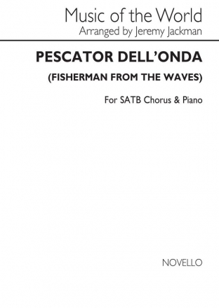 Pescator Dell'Onda (Fisherman From The Waves) SATB and Piano Chorpartitur