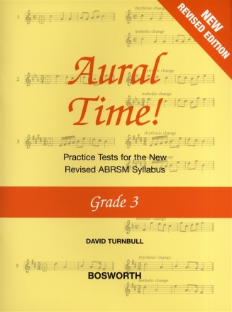 David Turnbull: Aural Time! - Grade 3 (ABRSM Syllabus From 2011) Voice, Piano Accompaniment Aural