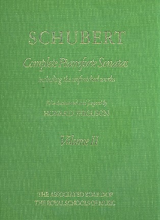 Complete Sonatas including the unfinished Works vol.2 for piano