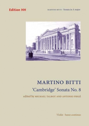 HH347FSP  M.Bitti, Cambridge Sonata No.8 fr Violine und bc