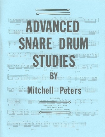 Advanced Snare Drum Studies for snare drum