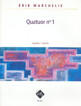 Quatuor no.1 pour 4 guitares partition et parties