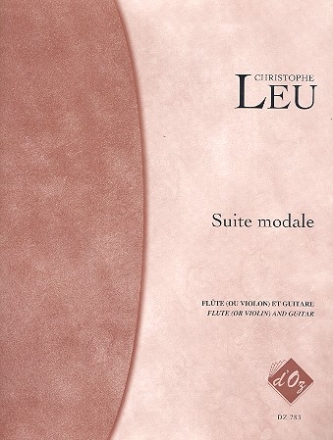 Suite modale pour flte (violon) et guitare partition et parties