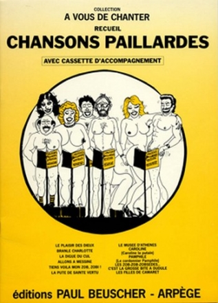 Chansons paillardes - recueil Chant, guitare ou piano Partition