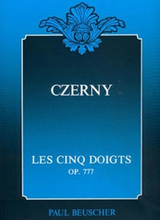 Czerny, Carl Les 5 doigts Op.777 Piano Partition