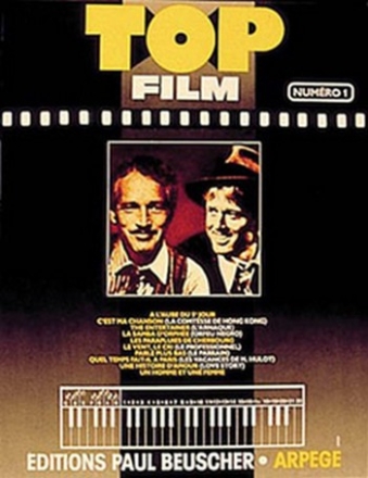 Top Film Vol.1 pour chant et accompagnement Songbook