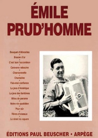 Prud'Homme, Emile Emile Prud'Homme Accordon Partition