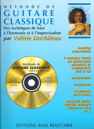 Duchateau, Valrie Mthode de guitare classique Guitare Partition + CD