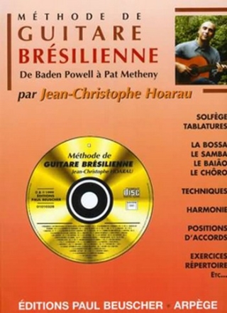 Hoarau, Jean-Christophe Mthode de guitare brsilienne Guitare Partition + CD