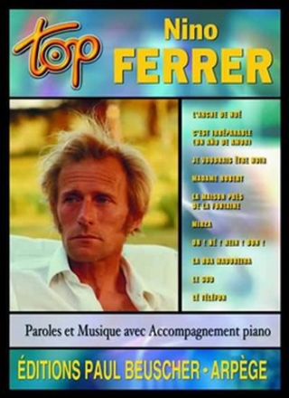 Top Nino Ferrer: Songbook chant, guitare ou piano