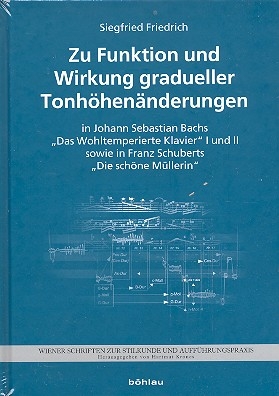 Zu Funktion und Wirkung gradueller Tonhhennderungen in Bachs Das wohltemperierte Klavier sowie in Schuberts Die schne Mllerin