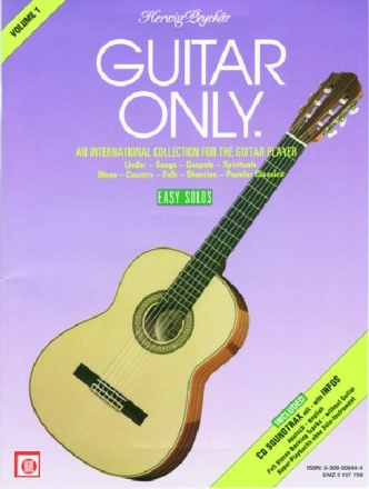 Guitar only volume 1 +(CD) easy solos