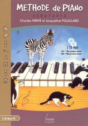 Mthode de piano debutants  2 CD-Rom's