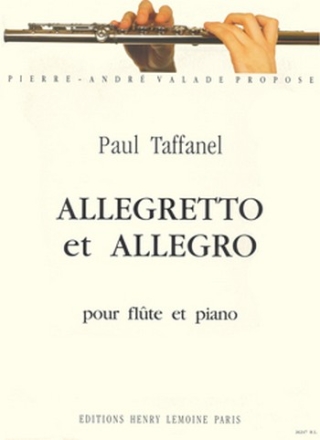 TAFFANEL Paul Allegretto et Allegro flte et piano Partition