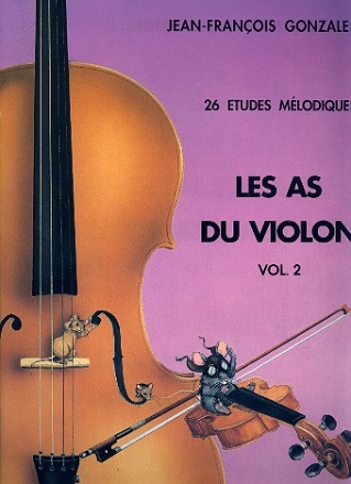 Les as du violon vol.2 26 tudes mlodiques