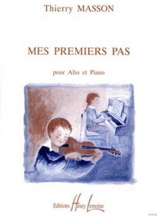 MASSON Thierry Mes premiers pas alto et piano Partition