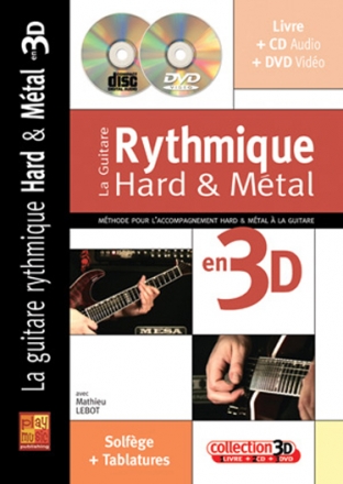 Guitar Rythmique Hard Metal 3D Gitarre Buch + CD + CD-ROM