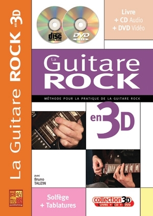 Bruno Tauzin, Guitare Rock En 3D Guitar Gitarre Buch + CD + CD-ROM