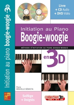 Sebastia Minvielle, Initiation au Piano Boogie-Woogie Klavier Buch + CD + CD-ROM