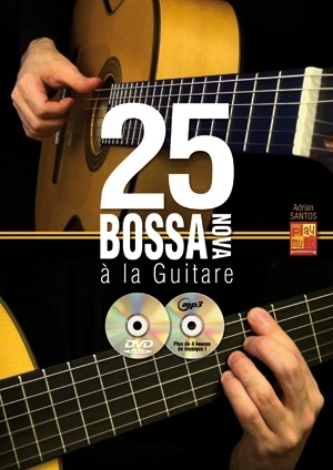 Adrian Santos, 25 Bossa Nova Guitare Gitarre Buch + CD + CD-ROM