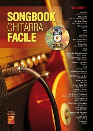 Pietro Bianco, Songbook Chitarra Facile - Volume 1 Gitarre Buch + DVD