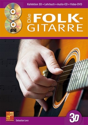 Die Folk-Gitarre In 3D Gitarre Buch + CD + CD-ROM