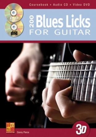 200 Blues Licks for Guitar Gitarre Buch + CD + CD-ROM