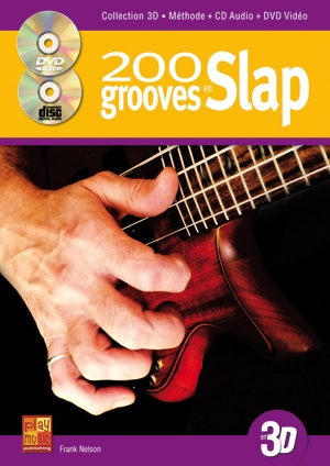 200 Slap Grooves Bass Guitar Buch + CD + CD-ROM